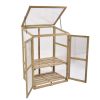 30 x 22 x 43 Inch Garden Portable Wooden Greenhouse