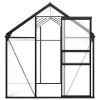 vidaXL Greenhouse Anthracite Aluminium 5,89 m²