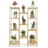 9/11-Tier Bamboo Plant Stand for Living Room Balcony Garden