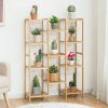 9/11-Tier Bamboo Plant Stand for Living Room Balcony Garden